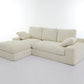 L Shaped 2 - Piece Corduroy Sectional