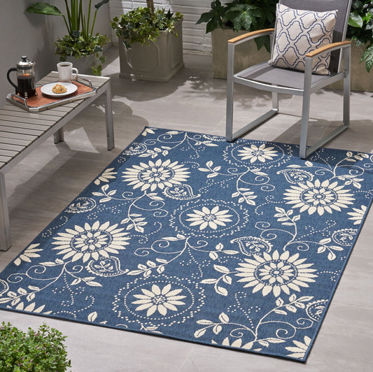 5'3" X 7' Outdoor Lounge Area Rug