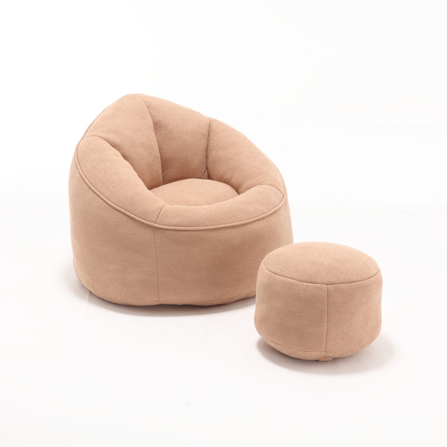 Bean Bag Sofa Chair, With Footrest