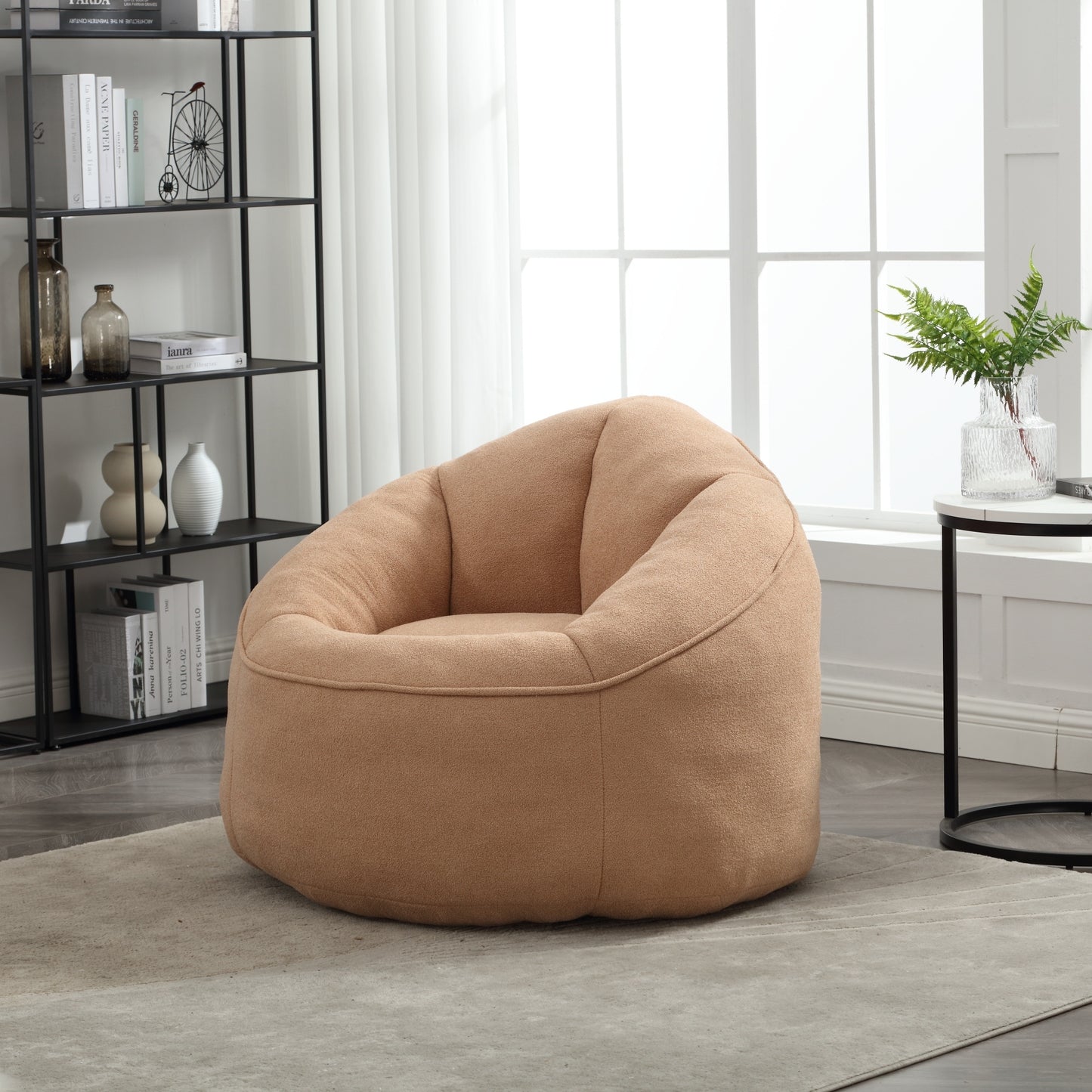 Bean Bag Sofa Chair, With Footrest