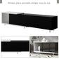 U-Can 70.1''-100'' Modern Stylish  TV Stand  TV Cabinet for 80+inch TV, White+Black, (Old SKU:WF299723AAB) Date of Expected Arrival: 11.25