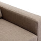 3-Seat Modular Sectional Sofa with 2 Ottomans