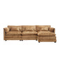 Boucle Fabric Oversized three-seat L-Shape Sectional