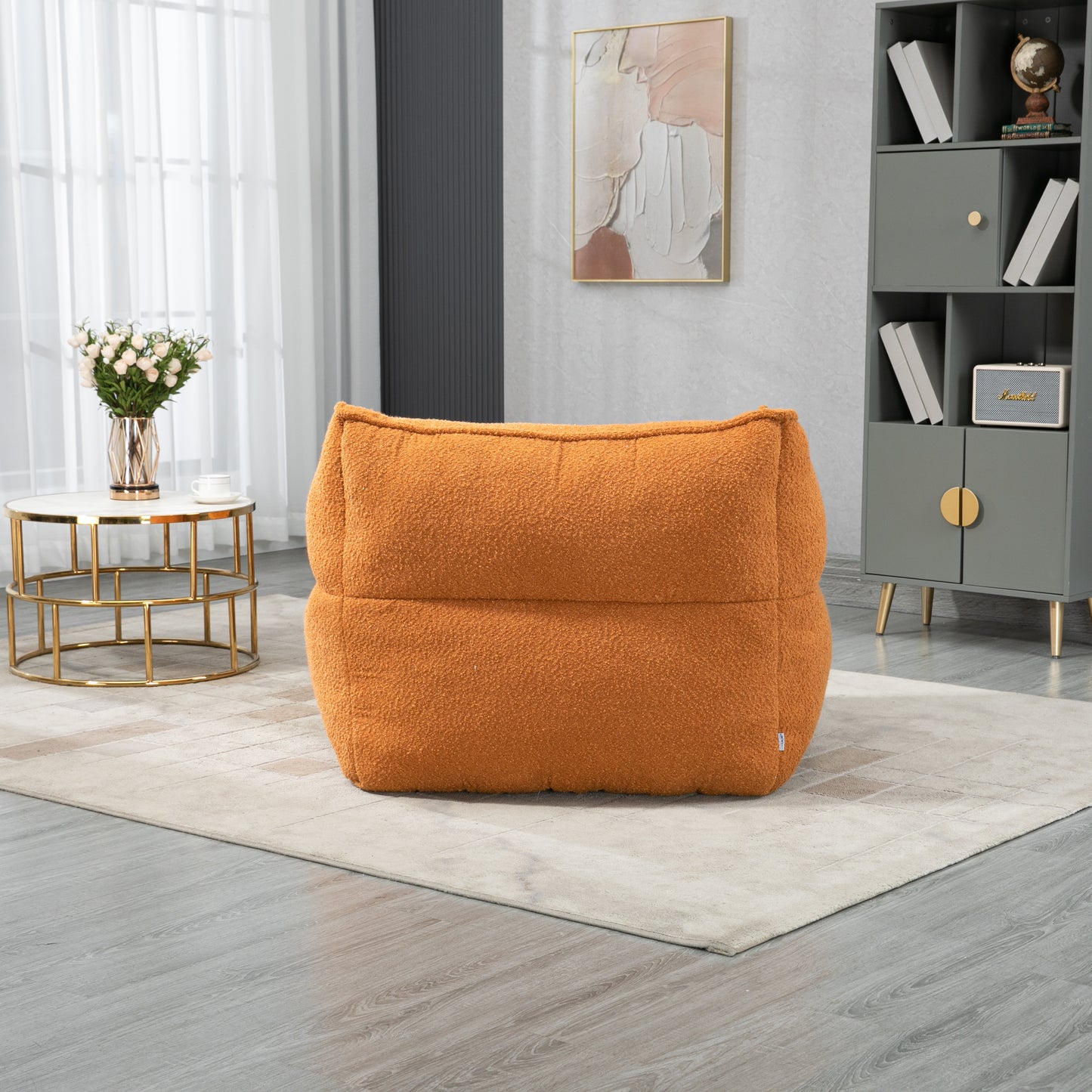 Bean Bag Kids Chair with Footstool