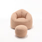 Bean Bag Sofa Chair, With Footrest