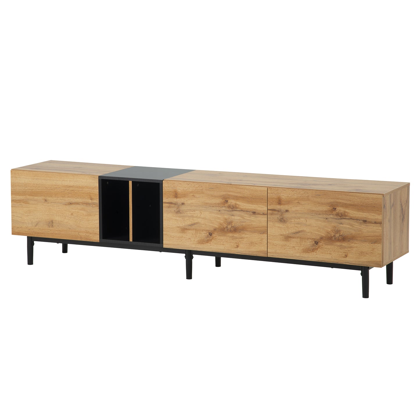 Modern TV Stand with 3 Doors For up To 80'' TV's