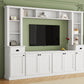 Home Entertainment Wall Unit For up to 75'' TV's   - (Adjustable Shelves)