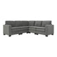 Oversized Velvet Modern Sectional Sofa