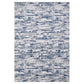 Nautical Navy Blue Woven Area Rug