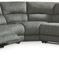 Goalie 5-Piece Manual Reclining Modular Sectional