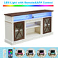 Farmhouse LED Entertainment Console For up to 75" TV's