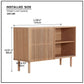 Modern Sideboard with 4 Cabinet, Storage Cabinet, TV Stand