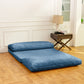 Large Folding Mattress Sofa Bean Bag Bed, Blue