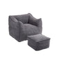 Bean Bag Kids Chair with Footstool