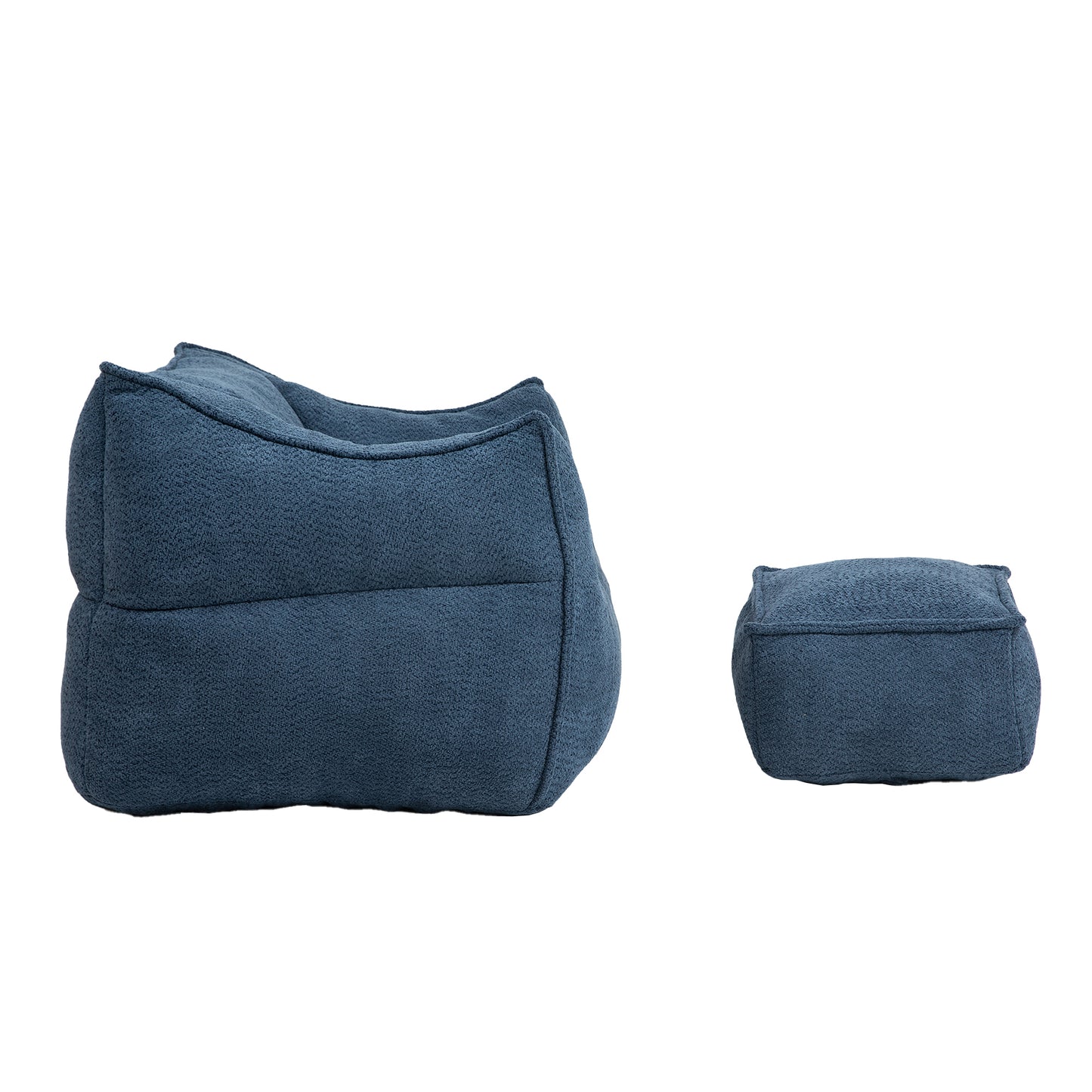 Bean Bag Kids Chair with Footstool