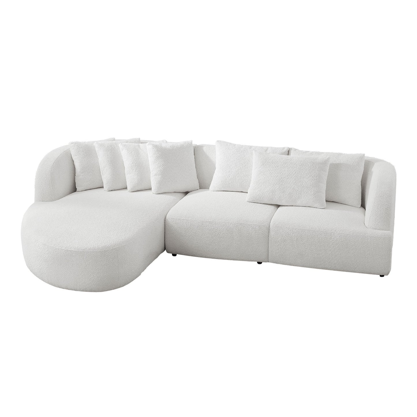 Convertible Corner Sofa with Armrest and Sectional Sofa