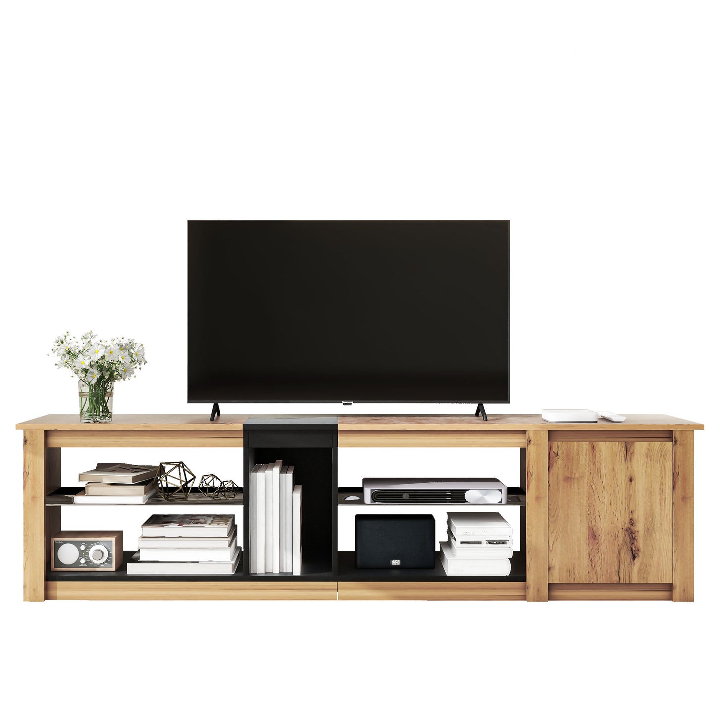 Modern TV Stand with LED Light For up to 80'' TV's