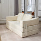 Modern Minimalist Fold-Out Sofa Bed with Removable Backrest