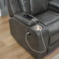 M071 Power reclining Sectional Sofa W/speaker / LED strip GREY color