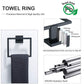 5 Pieces Bathroom Hardware Accessories Set Towel Bar Set Wall Mounted,Stainless Steel