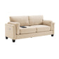 Oversized Modern 2-Piece Sofa Set Couch and Loveseat