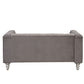 Modern Upholstered Sofa with Solid Wood Legs