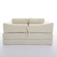 Modern Minimalist Fold-Out Sofa Bed with Removable Backrest