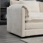 Boucle Fabric L-Shape Sectional Sofa