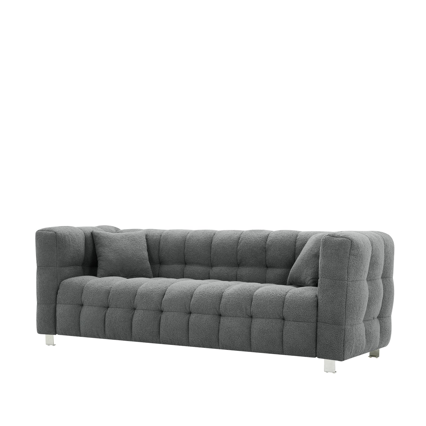 3- Seater Sofa with 2 Throw Pillows