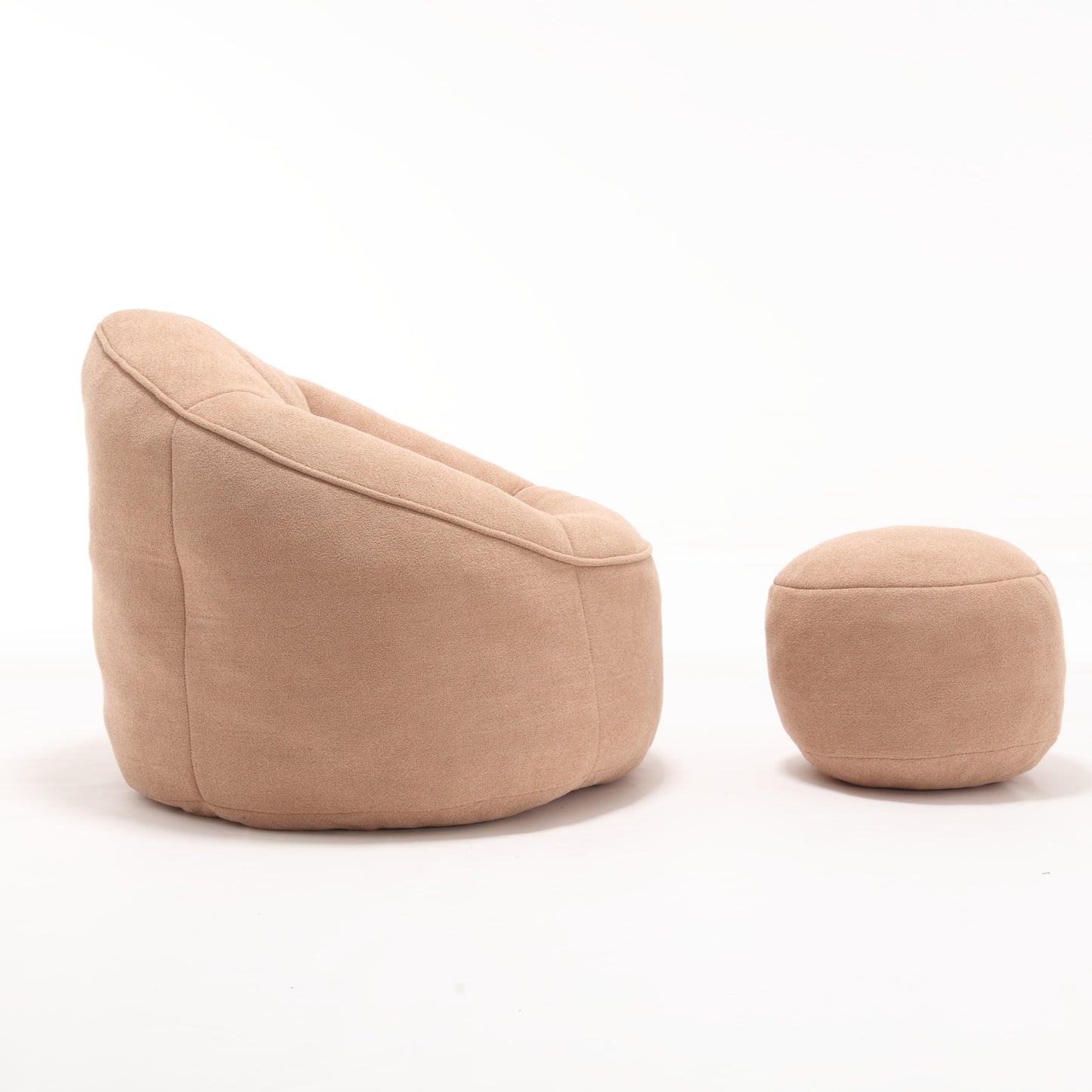 Bean Bag Sofa Chair, With Footrest