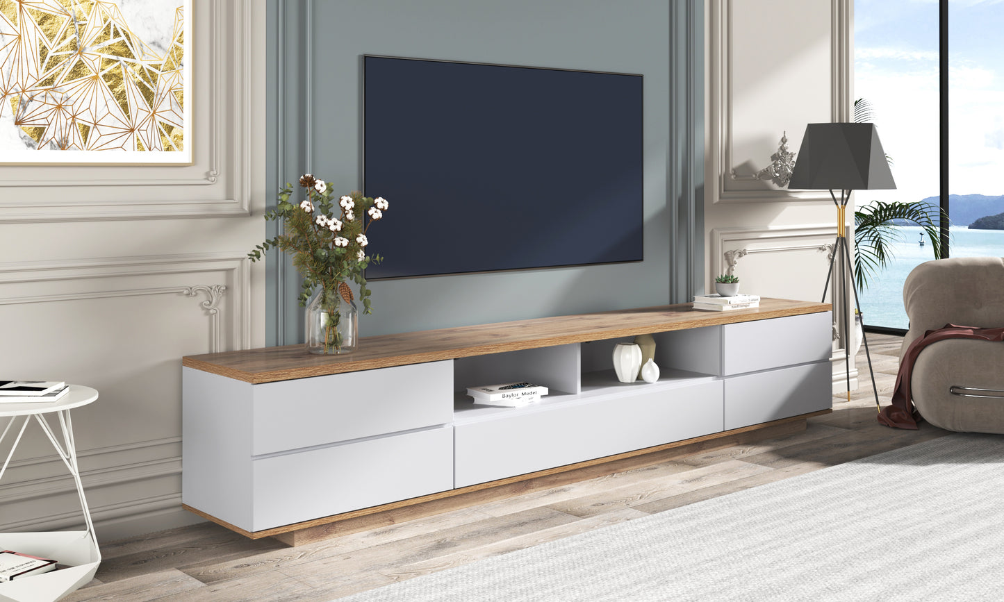 Modern Multi-Functional TV stand For up to 80'' TV's