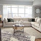 KELLWAY 7-PIECE MODULAR SECTIONAL WITH CONSOLE