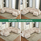 L Shaped 6-Seat Sofa Couch with Chaise Sectional