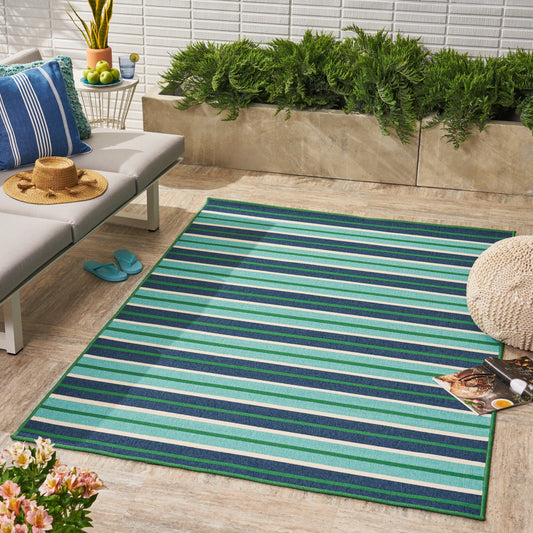 5'3" X 7'6" Outdoor Lounge Area Rug