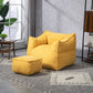 Bean Bag Kids Chair with Footstool