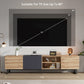 Modern TV with 3 Cabinets & Open Shelves For up to 80'' TV's