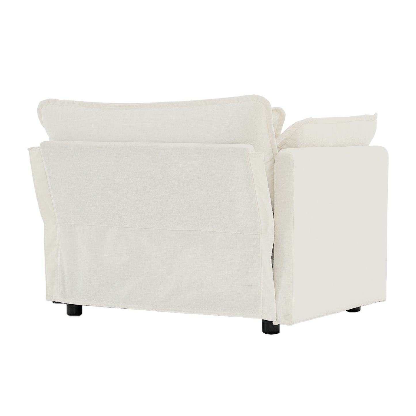 Upholstered Deep Single Seat Reading Armchair