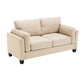 Oversized Modern 2-Piece Sofa Set Couch and Loveseat