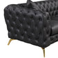 Black Tufted 3 Seater Sofa Sofa