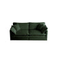 Modern Deep Seated Loveseat Sofa