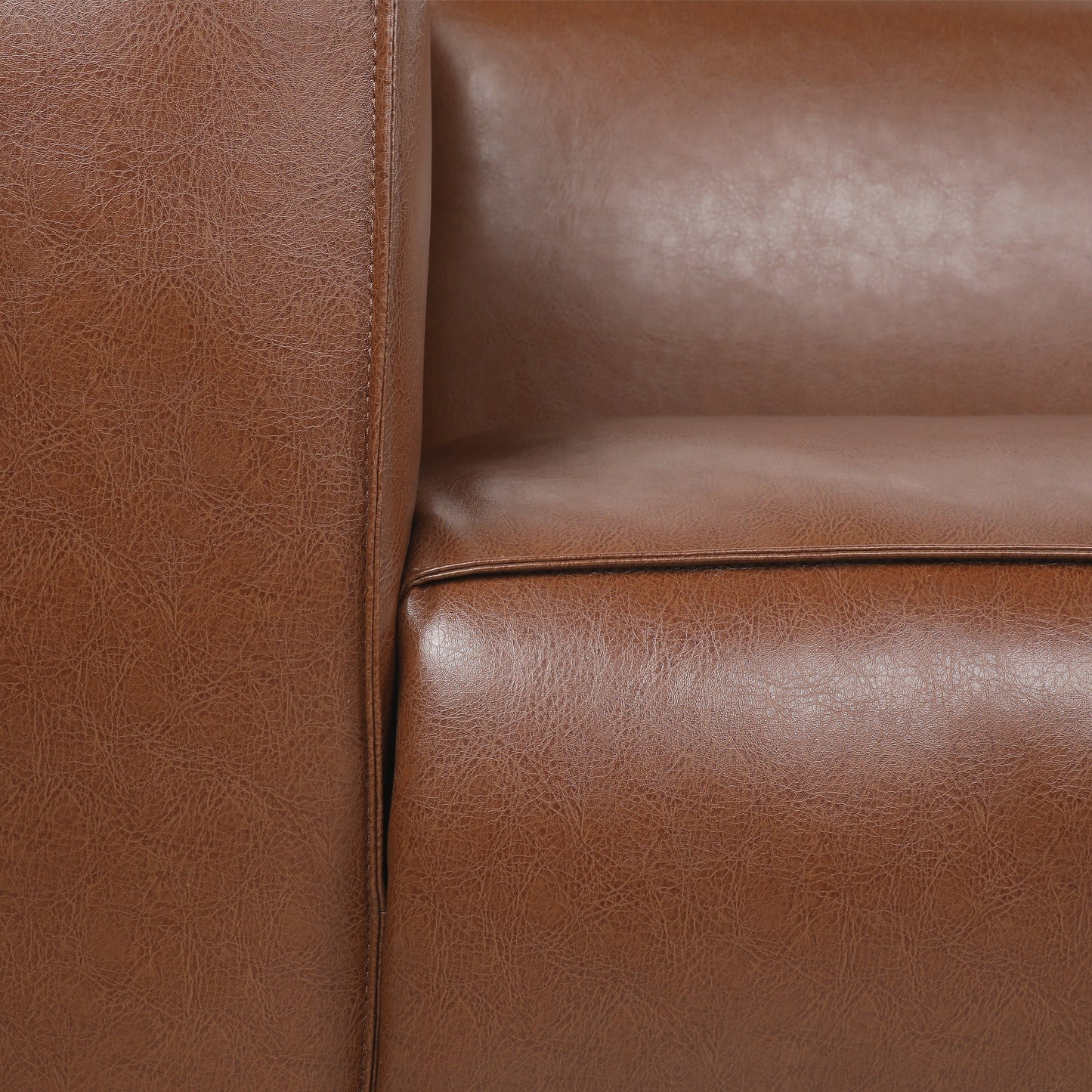 Faux Leather 3 Seater Sofa