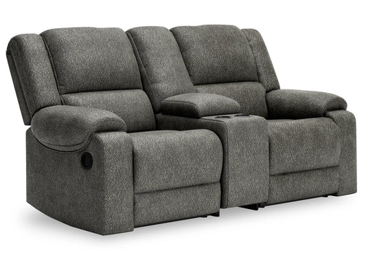 BENLOCKE 3-PIECE MANUAL MODULAR RECLINING LOVESEAT WITH CONSOLE