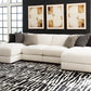 ELISSA COURT PERFORMANCE FABRIC MODULAR SECTIONAL WITH CHAISE