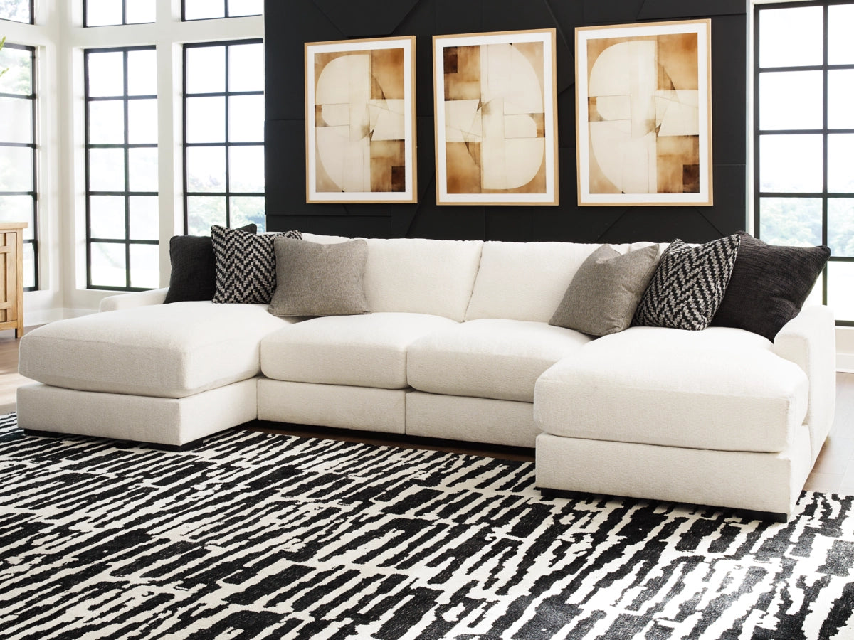 ELISSA COURT PERFORMANCE FABRIC MODULAR SECTIONAL WITH CHAISE