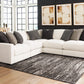 ELISSA COURT PERFORMANCE FABRIC MODULAR SECTIONAL