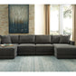 EVEY 4-PIECE MODULAR SECTIONAL WITH CHAISE