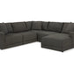 EVEY 5-PIECE MODULAR SECTIONAL WITH CHAISE