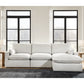 GIMMA 3-PIECE MODULAR SOFA WITH CHAISE