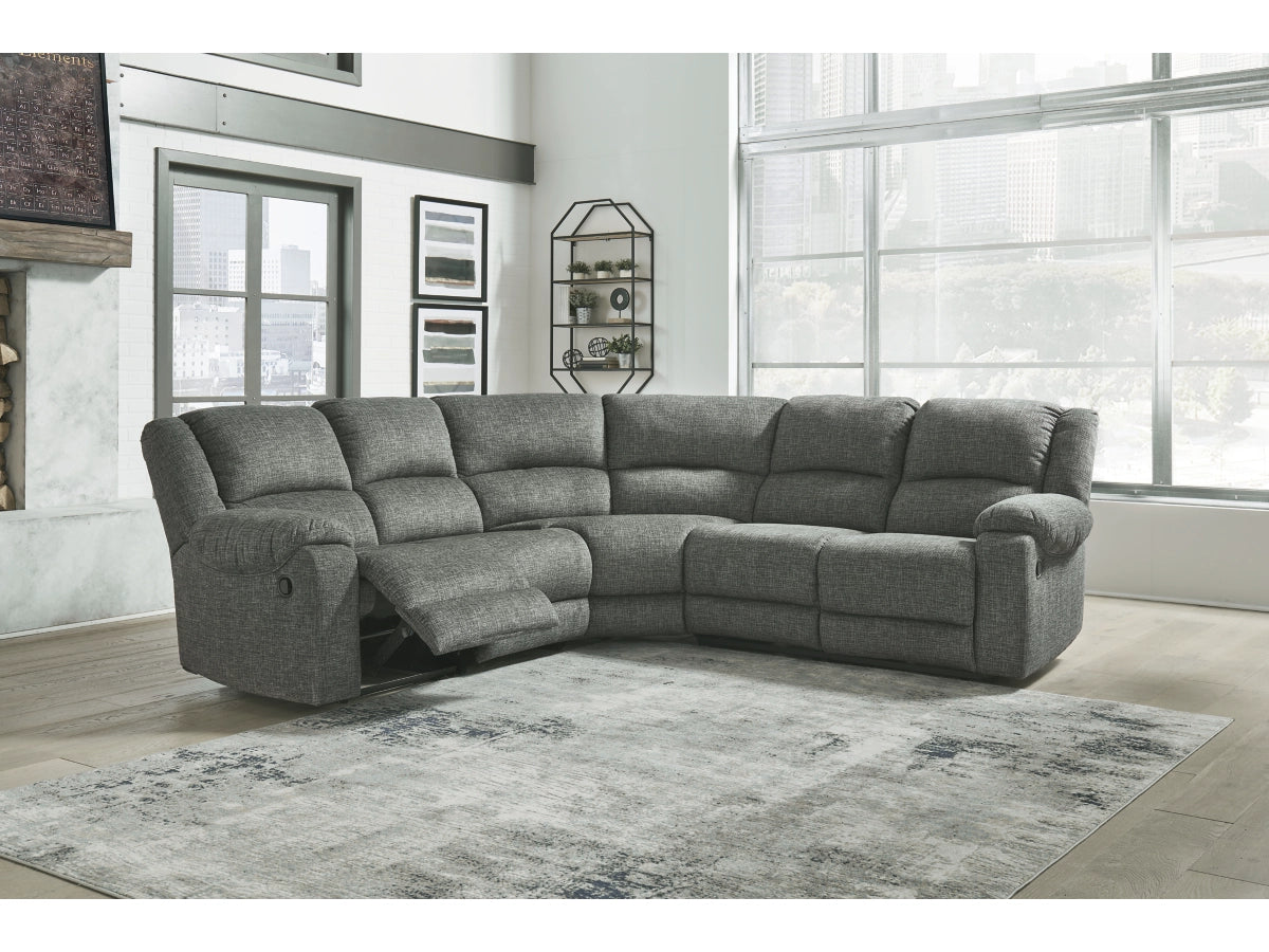 Goalie 5-Piece Manual Reclining Modular Sectional