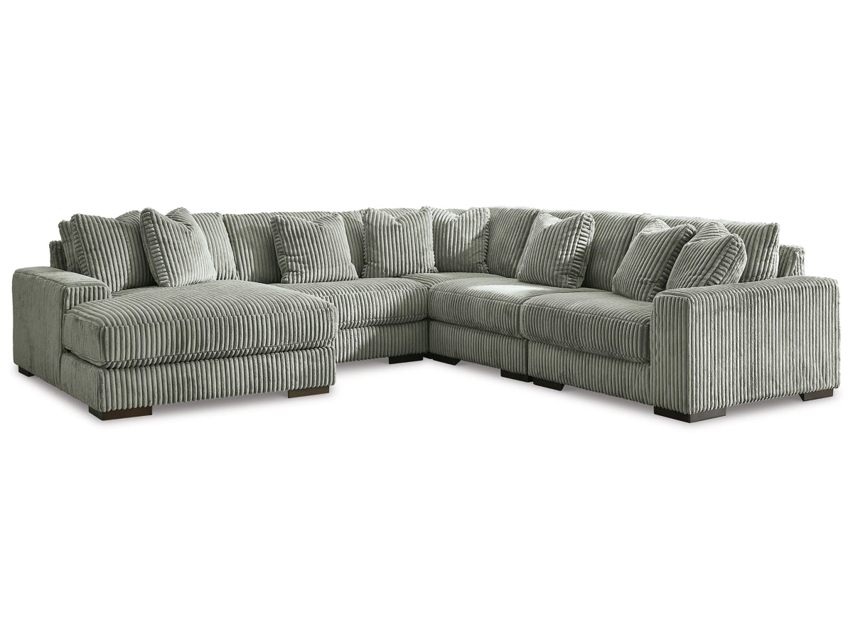 LINDYN 5-PIECE SECTIONAL WITH CHAISE